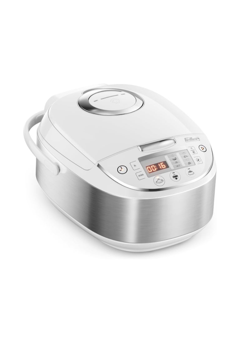 Feller Germany RC33 Digital Rice Cooker 3L (1L Rice Capacity) – 11-in-1 Multi Cooker, LED Display, Steamer, Timer & Non-Stick Pot – Electric Cooker - Image 1