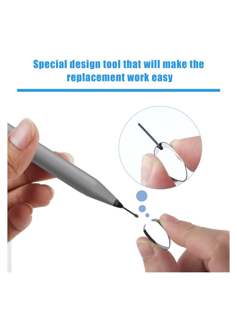 SYOSI 20 Pcs Marker Pen Tips Nibs for Remarkable 2 Stylus Pen Replacement Soft Nibs Tips, Black - Image 4