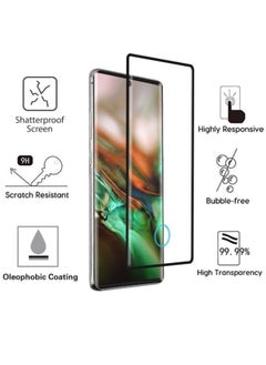 SHOPI Full Coverage  Glue Screen Protector for Samsung Note 10 Note 10 plus Tempered Glass  - Image 2