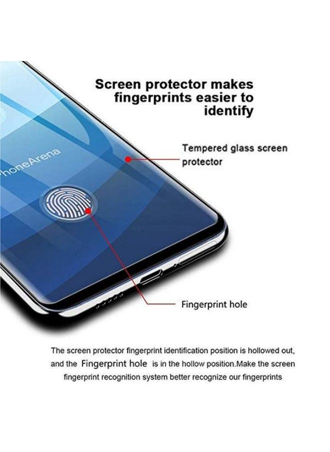 SHOPI - Full Coverage  Glue Screen Protector for Samsung Note 10 Note 10 plus Tempered Glass - Image 1