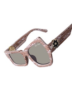 Woggles Red Pappy Aurify Mirror Asymetrical Sunglasses  - Image 3