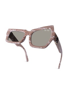 Woggles Red Pappy Aurify Mirror Asymetrical Sunglasses  - Image 4