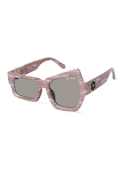 Woggles Red Pappy Aurify Mirror Asymetrical Sunglasses  - Image 2