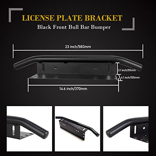SKYWORLD LED Light Bar, 23" 570W Spot Flood Combo Beam Work Driving Lamp with License Plate Mounting Bracket Holder 12V Rocker Switch Wiring Harness Kit for Auto Truck Car ATV SUV 4X4 Offroad - Image 3