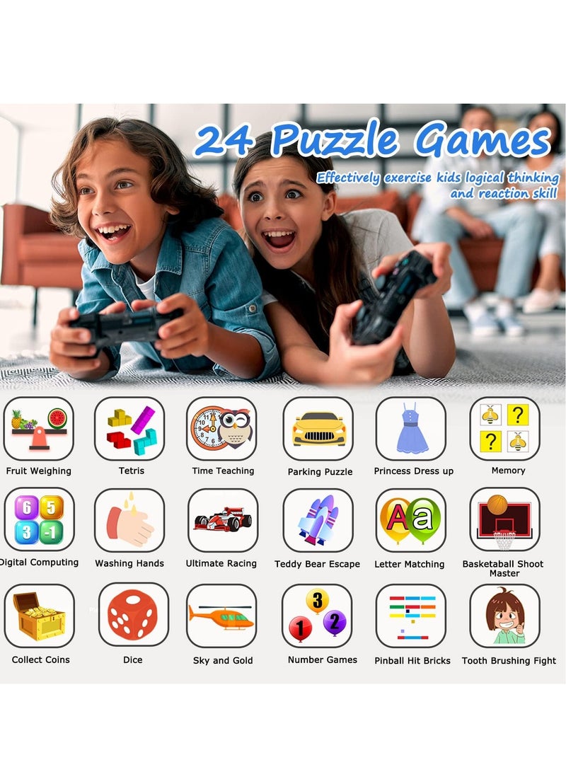 Kids Smartwatch with Camera & Games – Fun & Safe. Blue Touchscreen Smart Watch for Boys & Girls. Children's Multi-function Smartwatch – Perfect Tech Gift for UAE Kids - Image 3