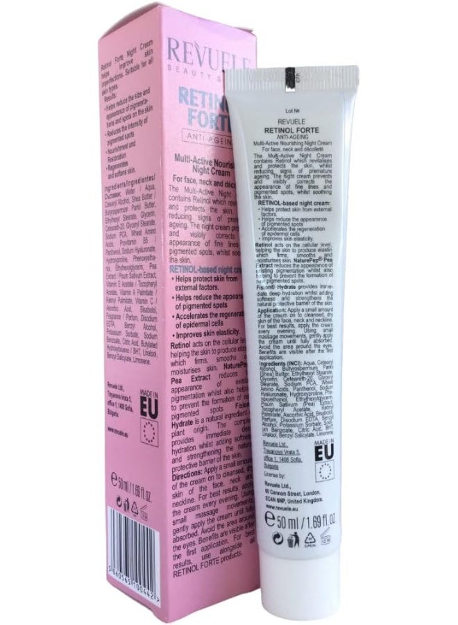 REVUELE Retinol Forte Multi-Active Nourishing Night Cream 50 Ml - Image 3