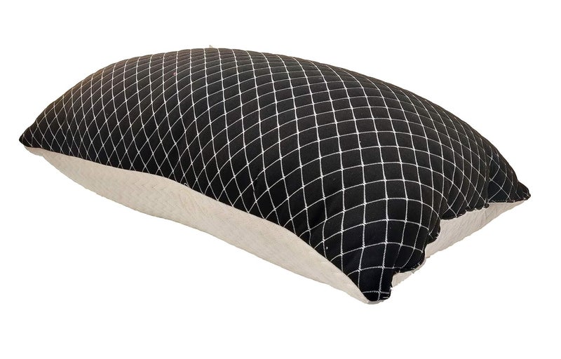 PumPum Chic Contrast Dual Tone Pillow in Classic Black White Design