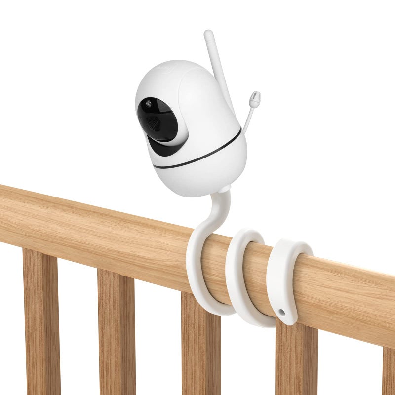 Aobelieve Flexible Twist Mount for HelloBaby HB65/HB66/HB248, ANMEATE SM935E Video Baby Monitor - Image 1