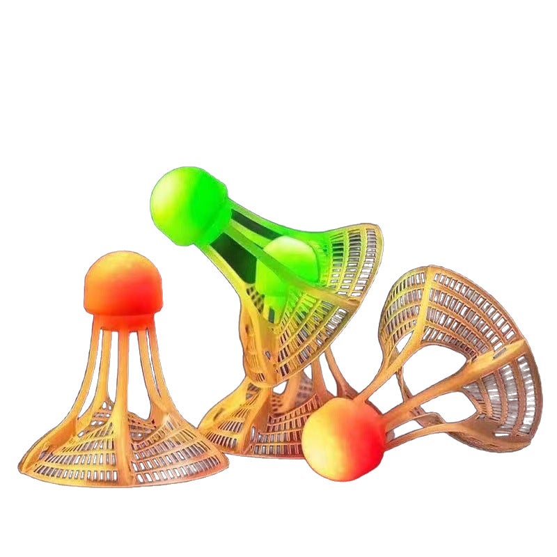 Badminton Ball Luminous Badminton Luminous Night With Lights Night Bright Windproof Nylon Badminton - Image 5