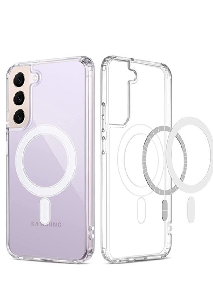 IAF Samsung Galaxy S23 Plus Case Slim Thin Magnetic Case Shock Absorption Anti-Scratch Hard Back Crystal Case Cell Phone Cover Compatible with Samsung Galaxy S23 Plus Case - Image 2