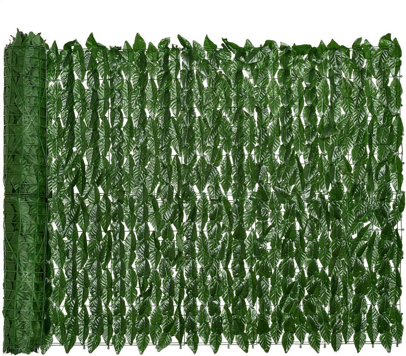 DearHouse Artificial Ivy Privacy Fence Wall Screen, 118x39.35in Artificial Hedges Fence and Faux Ivy Vine Leaf Decoration for Outdoor Decor, Garden - Image 1