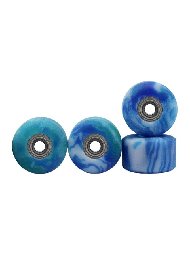 Apex 61D Urethane Fingerboard Wheels New Street Shape 7.7Mm Diameter Abec9 Stealth Bearings Made In The Usa Terra Colorway