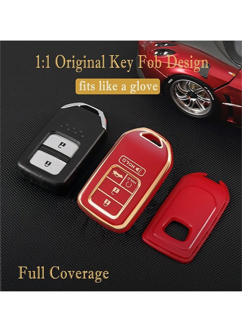 Car Key Fob Cover with Keychain for Honda Accord Civic CRV (Black) - pzsku/Z5AA7AC867CF07F6C45F5Z/45/_/1700917097/0dd7b7b7-183c-444c-84d0-2e4578182378