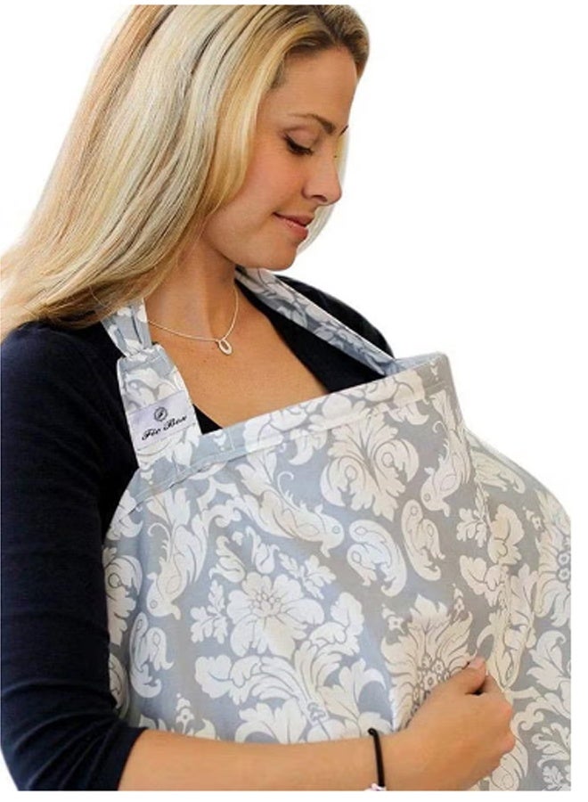 High-quality Cotton Nursing Breastfeeding Cover With Two Adjustable Straps Lactation towel - Image 2