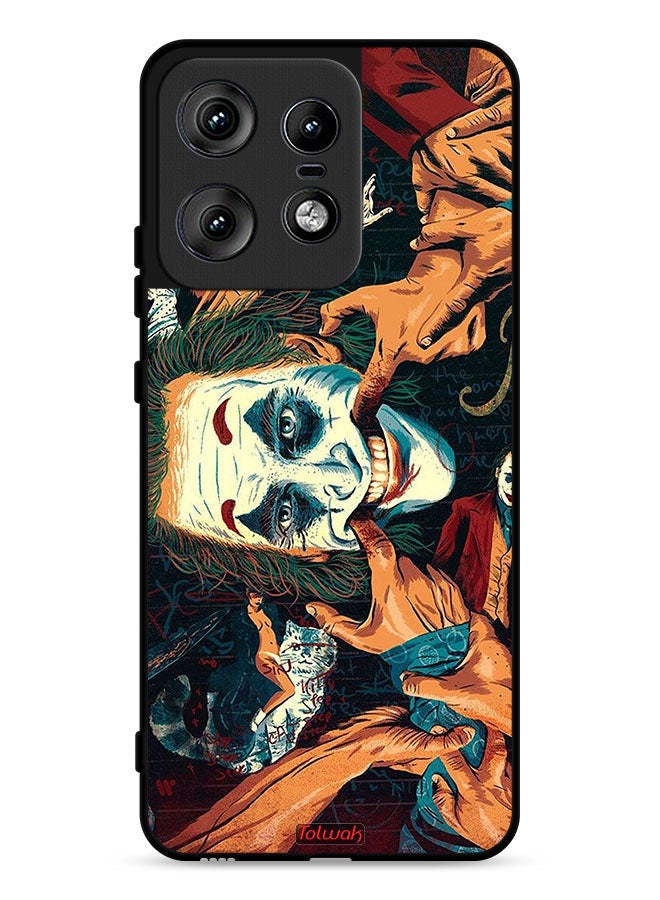 Tolwak Motorola Edge 50 Pro 5G Protective Case Cover Joker Art - Image 1