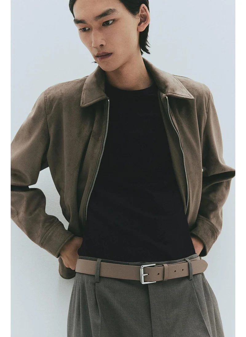 H&M Slim Fit Ribbed T-shirt