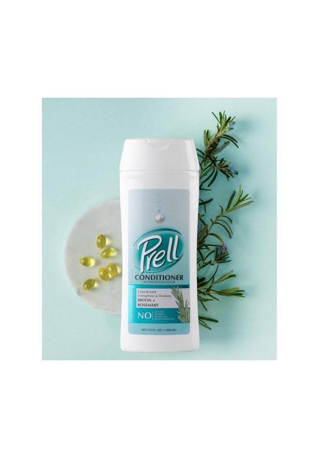 Prell Biotin + Rosemary Strengthens & Thickens Color Safe Shampoo & Conditioner For Fine, Damaged Hair 13.5 Fl.Oz - Image 5
