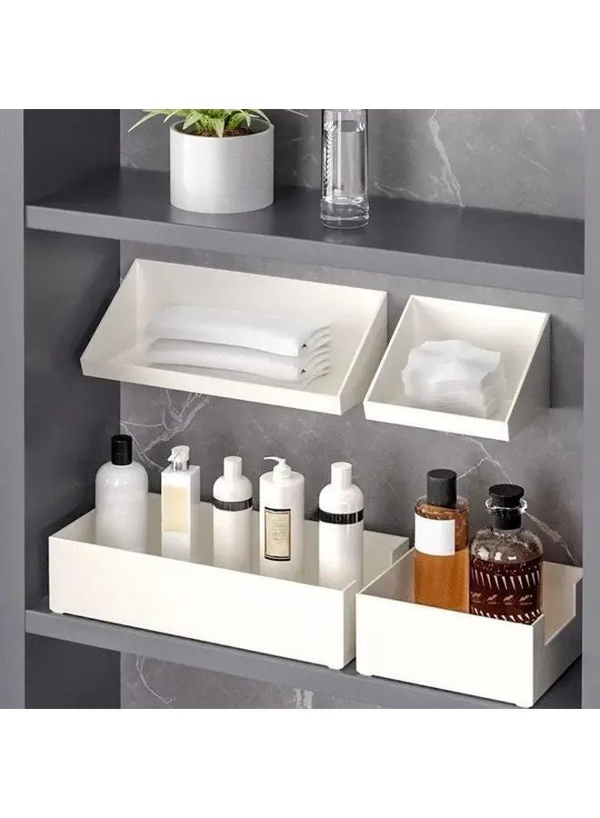 Table Top Mirror Cabinet Organizer For Bathroom Cosmetics And Masks No Drilling Needed - Image 2
