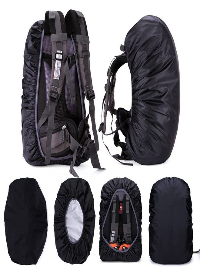 DIKSUL Bag Rain Cover Waterproof for Backpack Bags, Rainproof Dust Proof Protector Elastic Adjustable with Buckle Strap, Compact & Portable for Trekking, Laptop, School, Camping with Pouch Free Size - Image 2