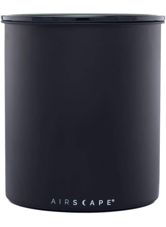 Planetary Design AirScape Kilo Coffee Storage Canister - Large Food Container Patented Airtight Lid 2-Way Valve Preserve Freshness Holds 2.2 lb Dry Beans (Matte Black)  - Image 3
