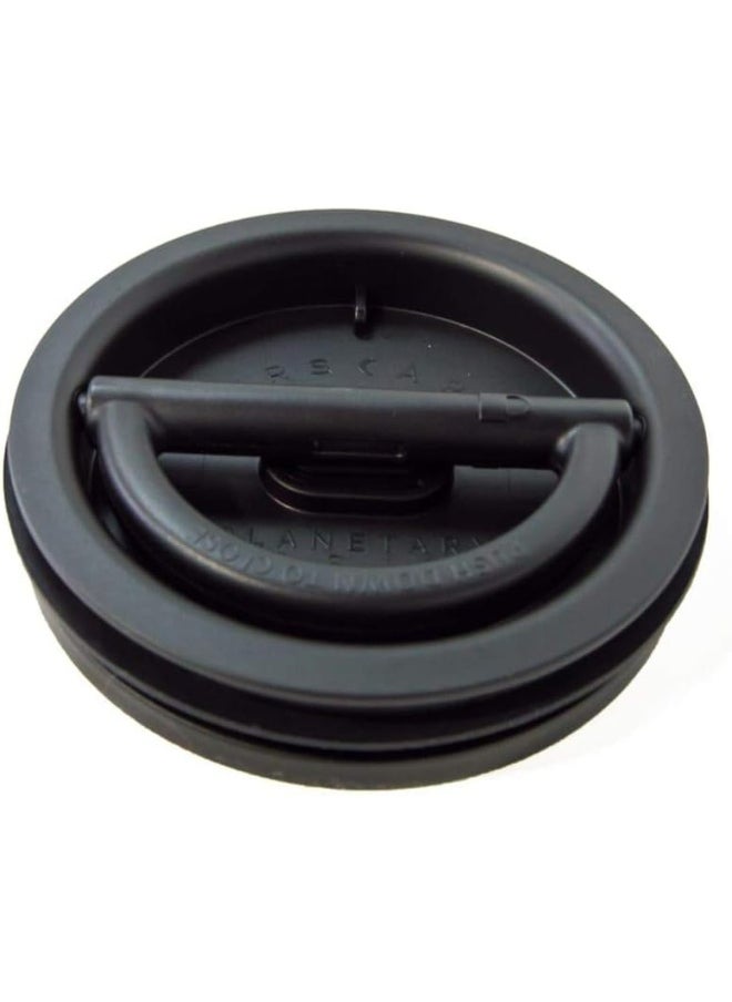 Planetary Design AirScape Kilo Coffee Storage Canister - Large Food Container Patented Airtight Lid 2-Way Valve Preserve Freshness Holds 2.2 lb Dry Beans (Matte Black)  - Image 4