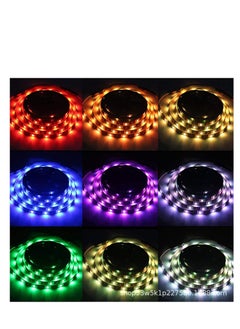 Generic 5V RGB LED Strip Lights with 24-Key Remote and Battery Box - 5m Waterproof TV Backlight and Atmosphere Lighting  - Image 4