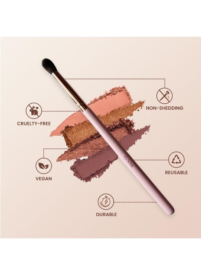 NOAK N103 Eyeshadow Buffing Brush | Soft Eye Makeup Brush for Blending & Seamless Color Application | Smooth Diffused Finish | Reusable - Image 4