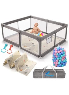HOPHOP Useful Baby Playpen Wide Versatile Baby Playpen for Babies and Toddlers Stylish Playpen  - Image 1