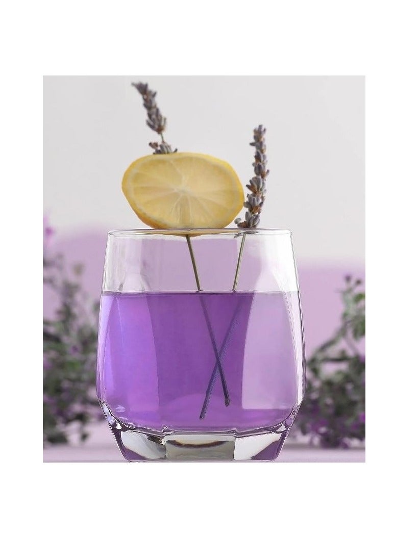 LAV 3 Pieces Diamond Tumbler Set 310 Ml - Clear - Image 3