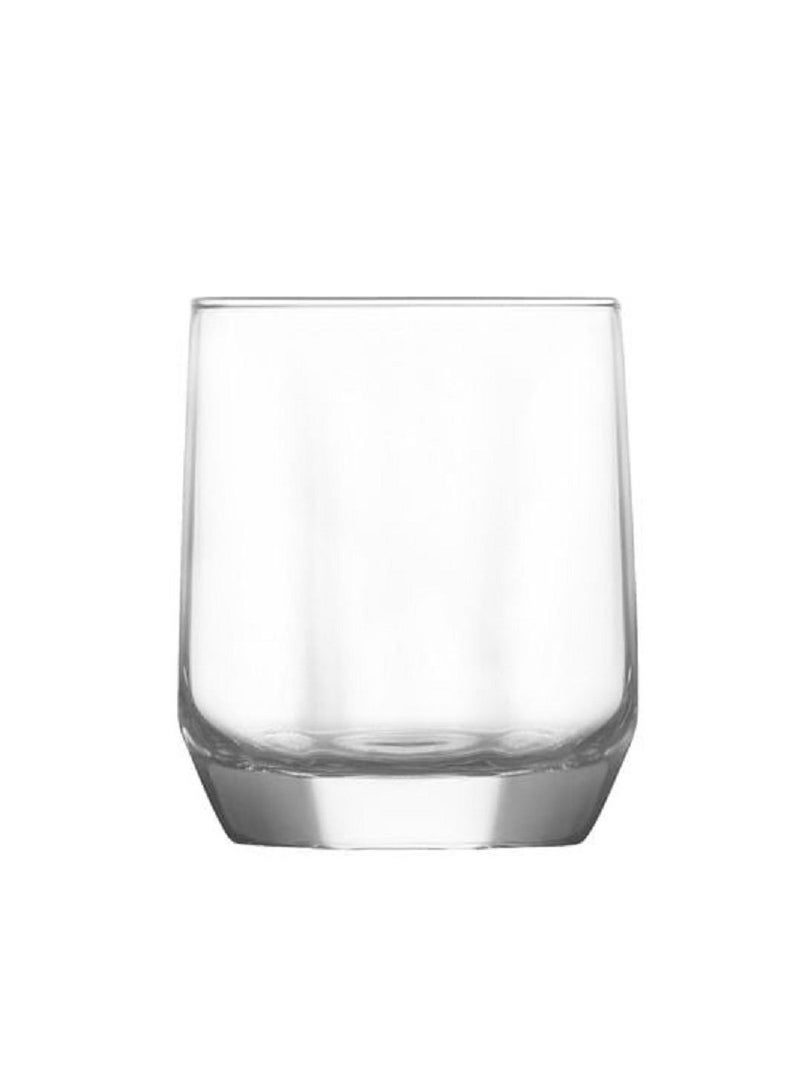 LAV 3 Pieces Diamond Tumbler Set 310 Ml - Clear - Image 1