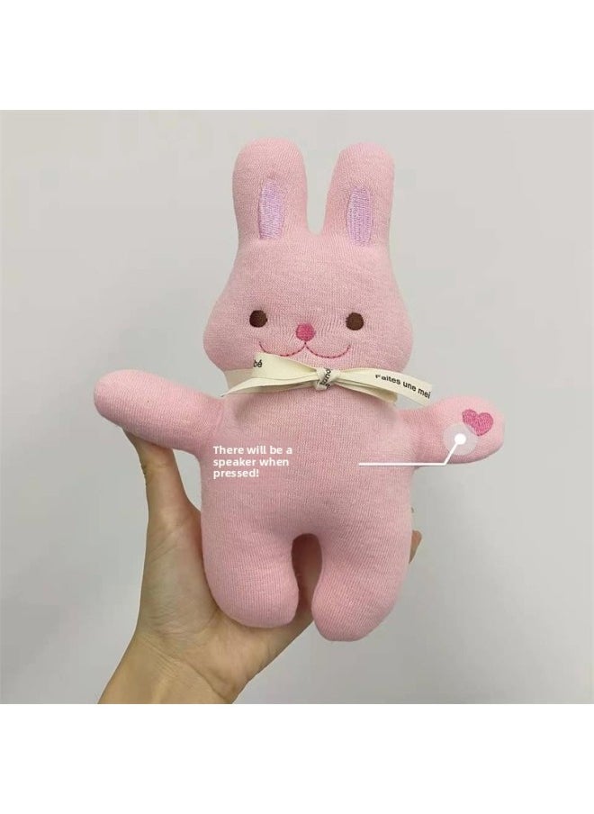 北欧ins新款布制卡通玩具婴儿陪玩公仔安抚玩偶娃娃装饰拍照道具-颜色:粉红兔-高度:16—55cm  - Image 1