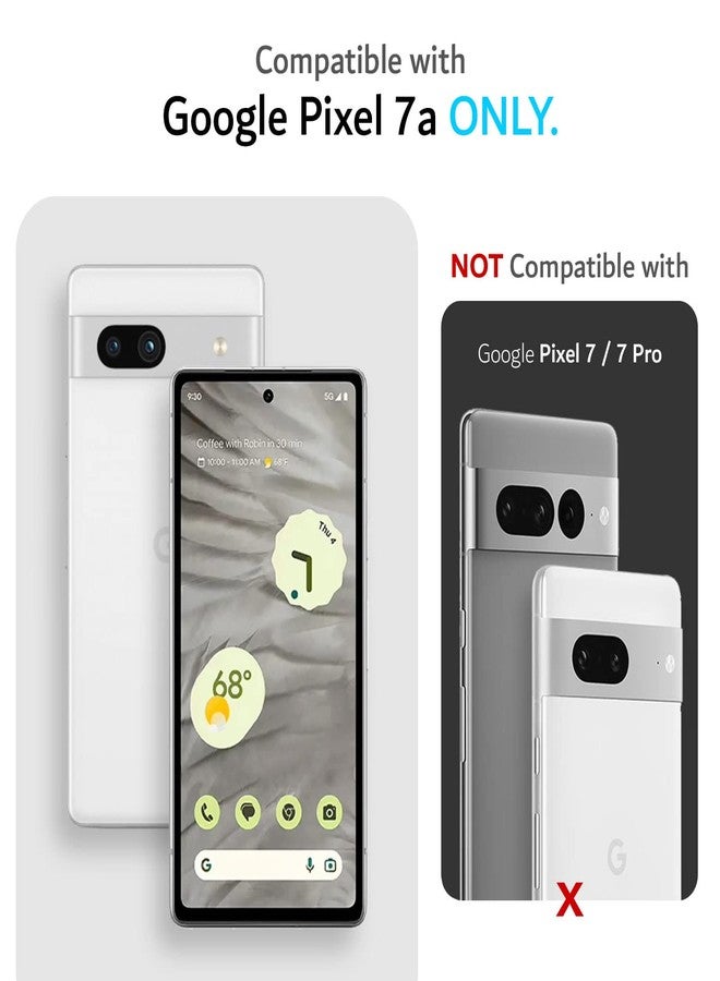 توديا جراب TUDIA MergeGrip مصمم خصيصًا لهاتف Google Pixel 7a 2023، [متوافق مع MagSafe]، جراب هاتف مغناطيسي مزدوج الطبقات رفيع ذو حواف مرتفعة مانع للانزلاق، مصنوع من مواد عسكرية عالية الجودة [مغناطيس مدمج] - لون أخضر زنبق - Image 2