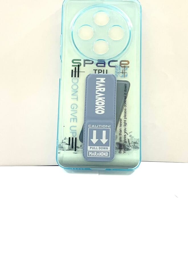 Marakoko Redmi 14C Shock Proof Silicone protection Clear Case Cover With Magnetic Hand Grip - Image 1