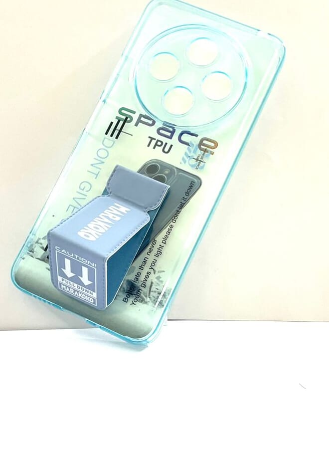 Marakoko Redmi 14C Shock Proof Silicone protection Clear Case Cover With Magnetic Hand Grip - Image 2