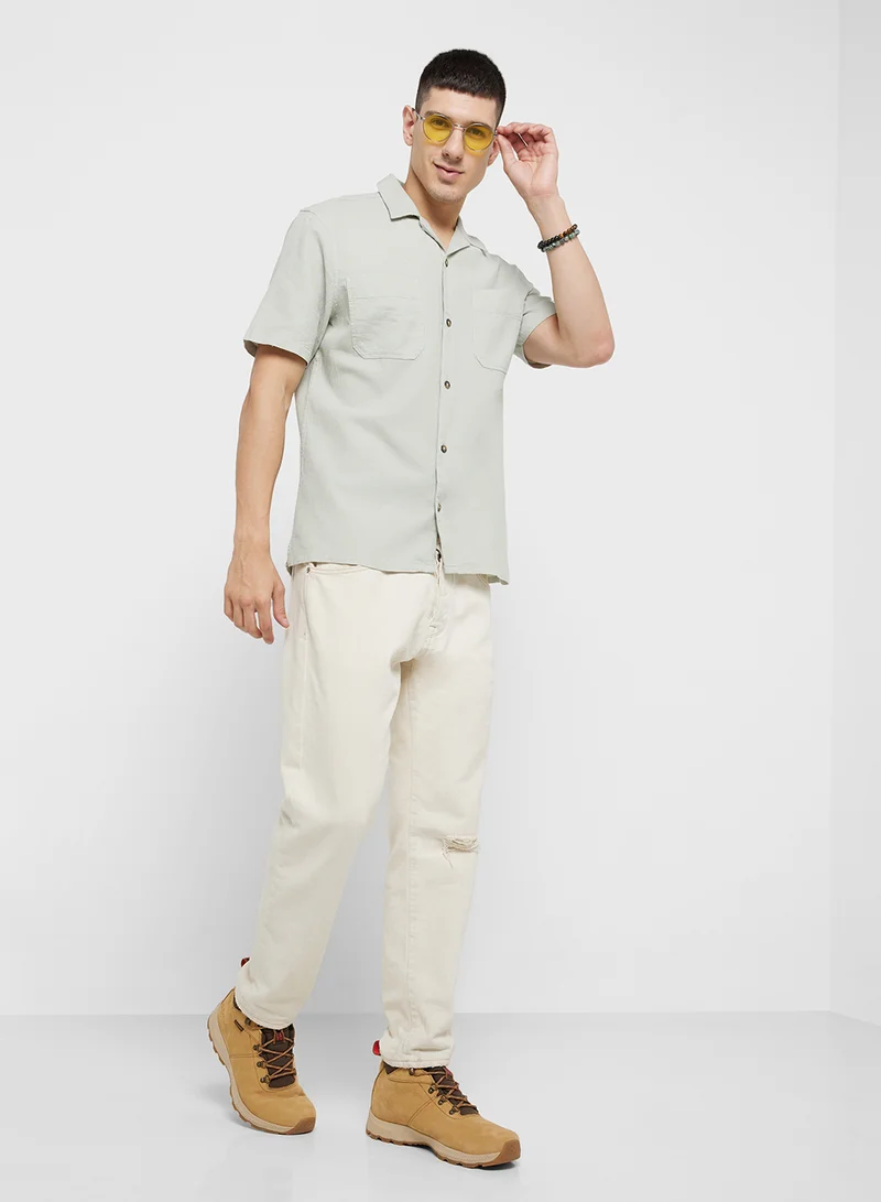 سفنتي فايف Linen Shirt