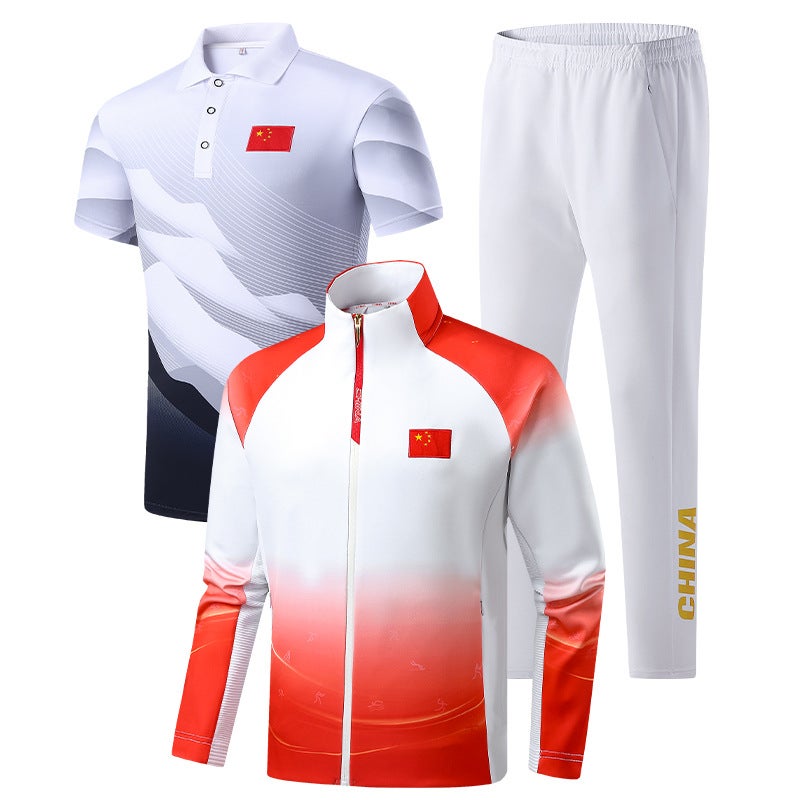 Chinese Team Sportswear Appearance Clothing Men'S And Women'S Sports National Clothing New Sports Three-Piece Suit Martial Arts Sports - Image 4