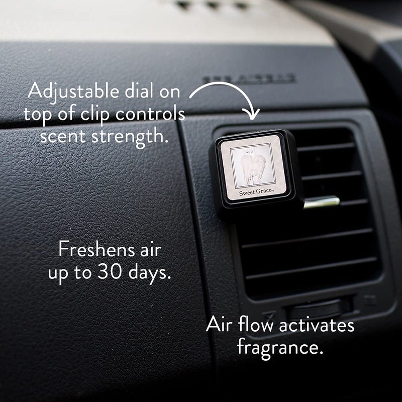 Bridgewater Candle Auto Vent Clip 3 Pack Long Lasting Car Air Freshener-Sweet Grace - Image 2