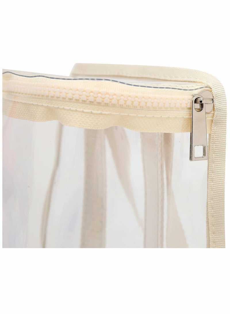 Heavy-Duty Clear Backpack - Transparent Plastic School Bag, Colorful Beach Tote for Students and Outdoor Activities - Image 2
