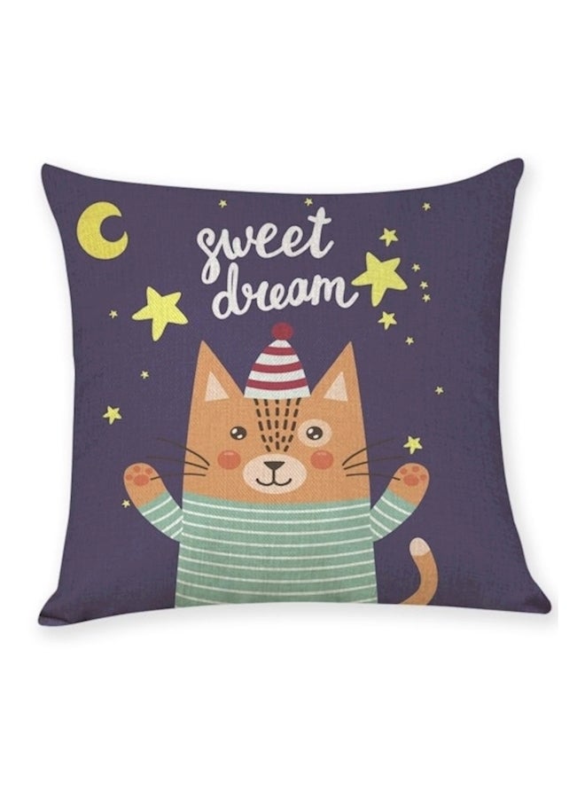 NIBEMINENT Cartoon Printed Cushion Cover