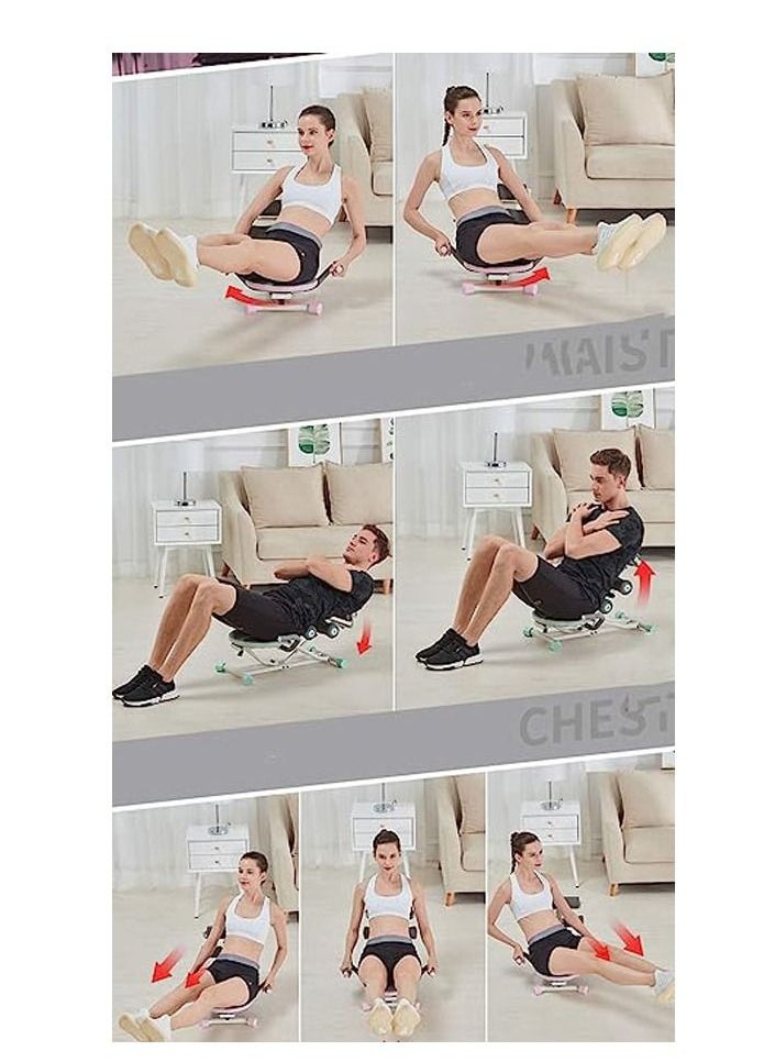 Generic - Incline Folding Ab Rocket Exerciser Abdominal Core Training Equipment Squat Bench for Home Gym Weight Loss. - Image 1