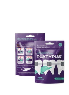 Platypus Platypus Orthodontic Flossers for Braces – Unique Structure Fits Under Arch Wire, Floss Entire Mouth in Less Than Two Minutes, Increases Flossing Compliance Over 84% - 30 Count Bag (Pack of 2)  - Image 2
