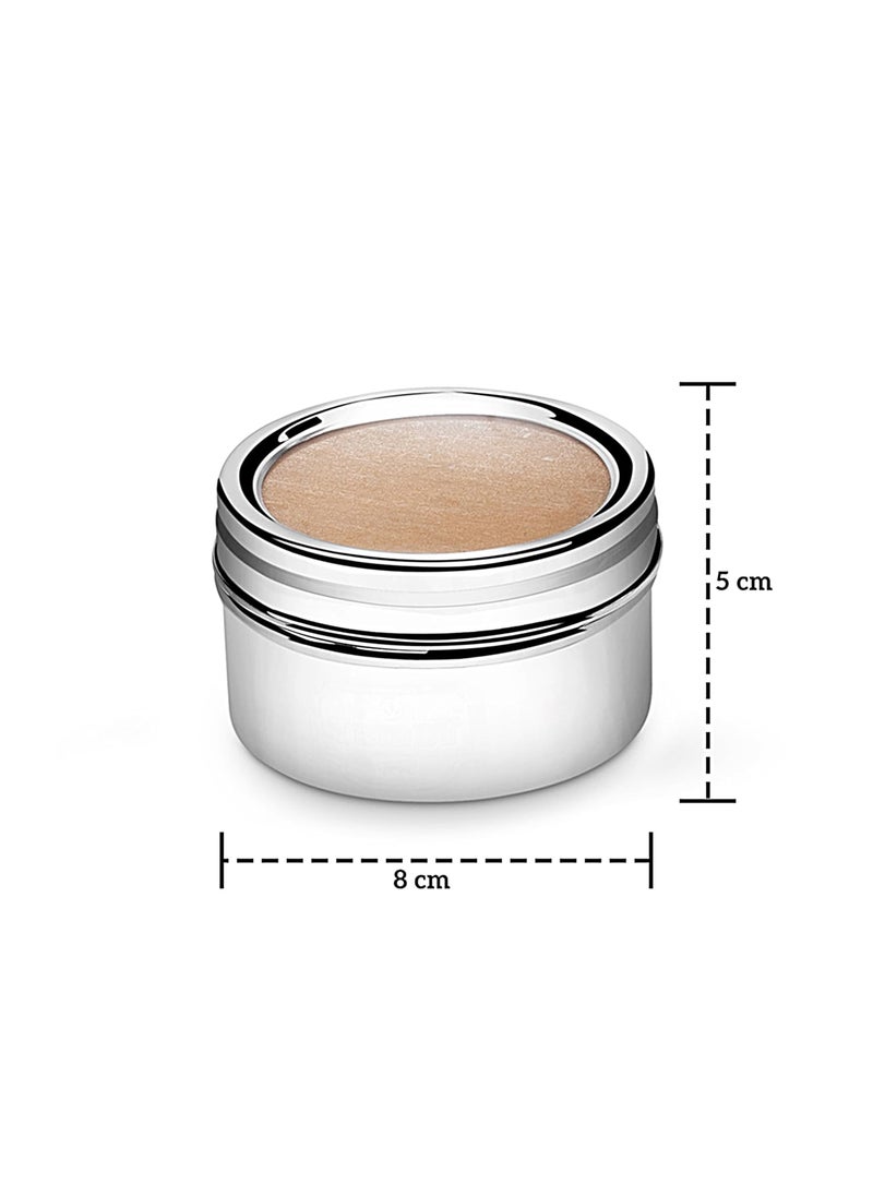 Expresso Expresso Stainless Steel Small/Mini Box Dabba/Container/Storage Box With Transparent Lid, Set of 6 (150 Ml)  - Image 5