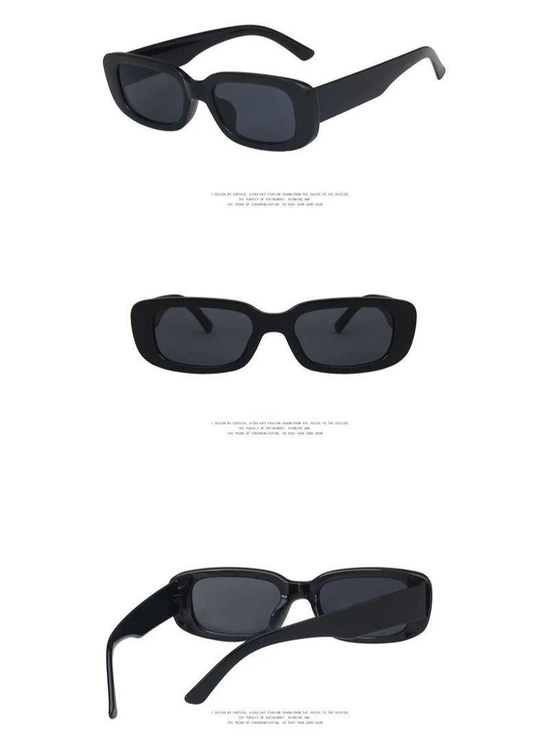 Small Frame Sunglasses Simple Square Sunglasses Fashion Punk Style