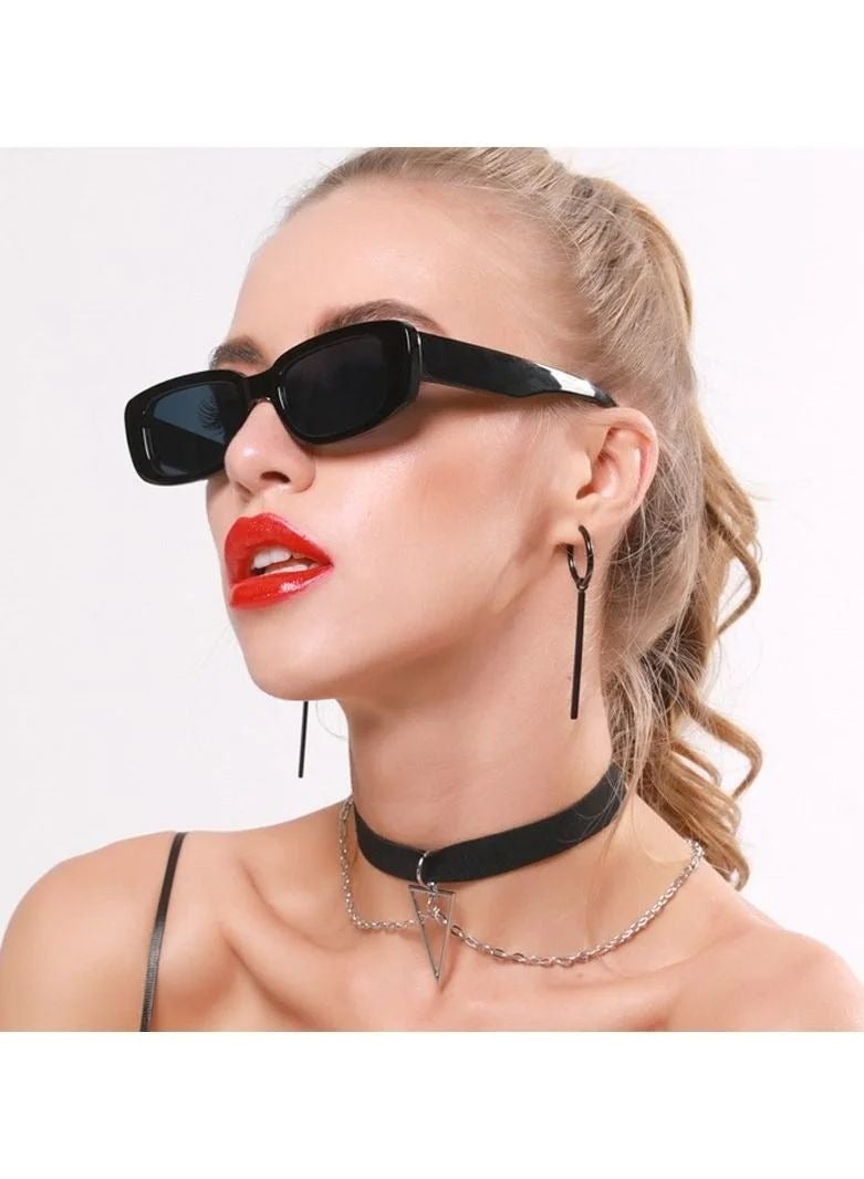 Small Frame Sunglasses Simple Square Sunglasses Fashion Punk Style