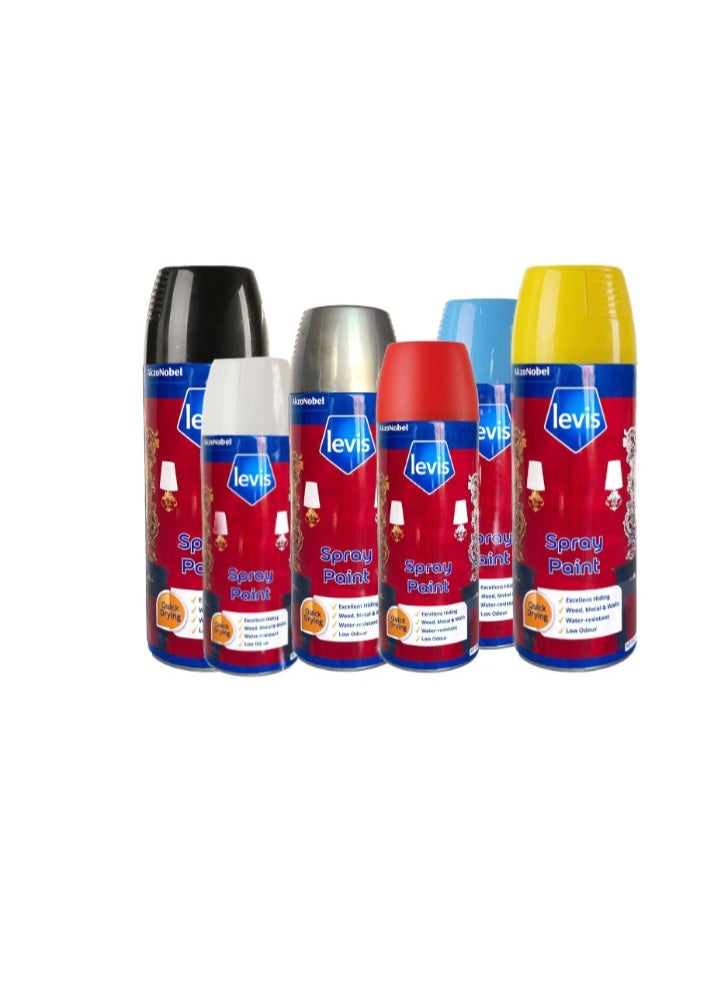 Levi's Levis Spray Paint All Purpose Metal Plastic Furniture 1 PC 380 ML Dark Blue 380 ML RAL 5005 