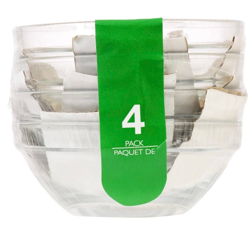 Greenbrier 3½" Glass Prep Bowls, 4-ct. Set - Image 1