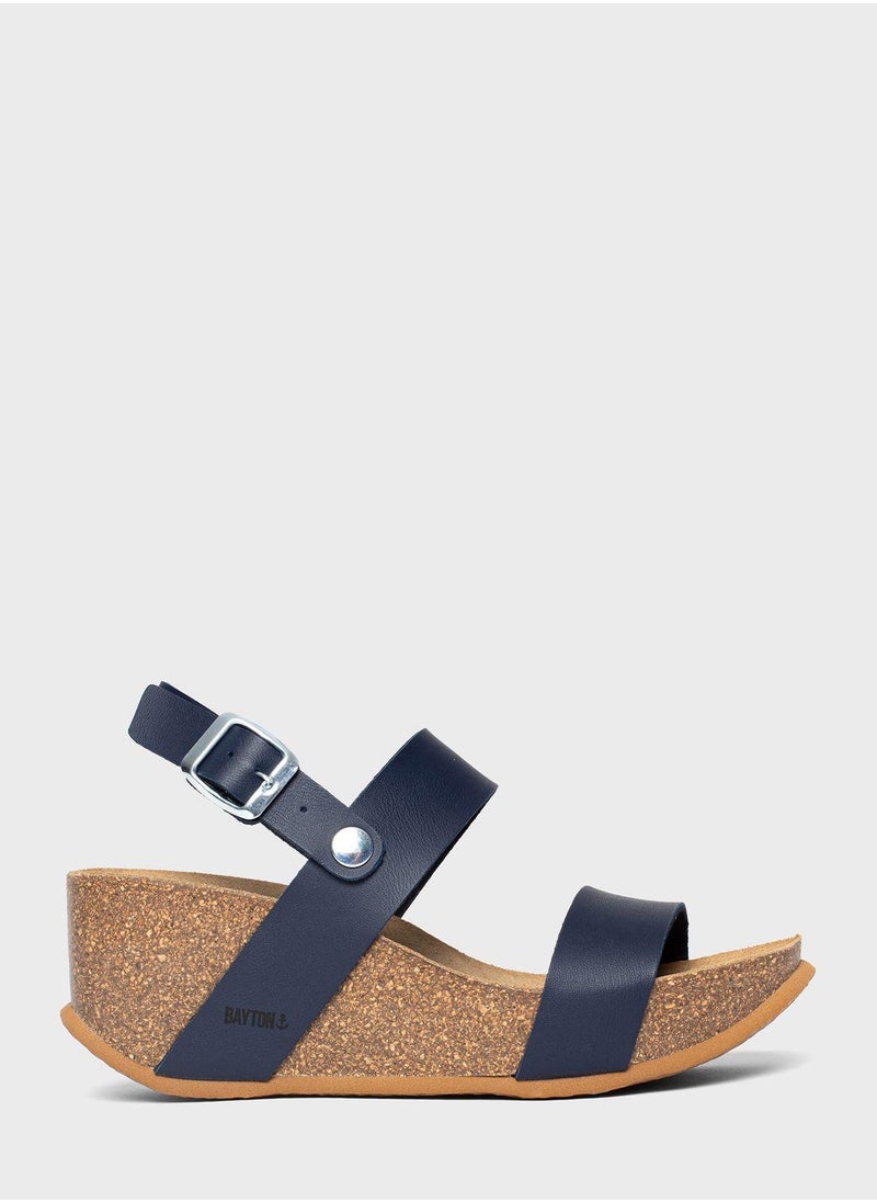 BAYTON - Selene Wedge Sandals - Image 1