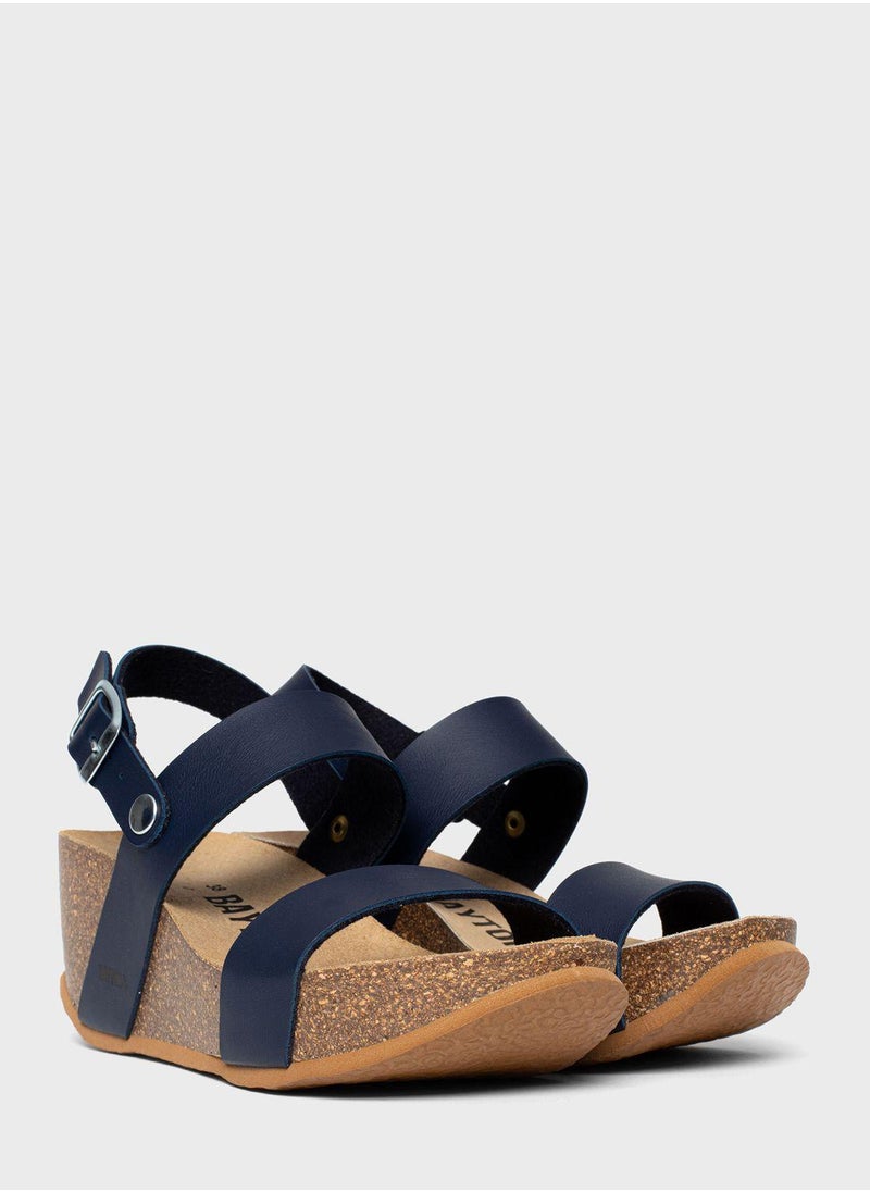 BAYTON - Selene Wedge Sandals - Image 1
