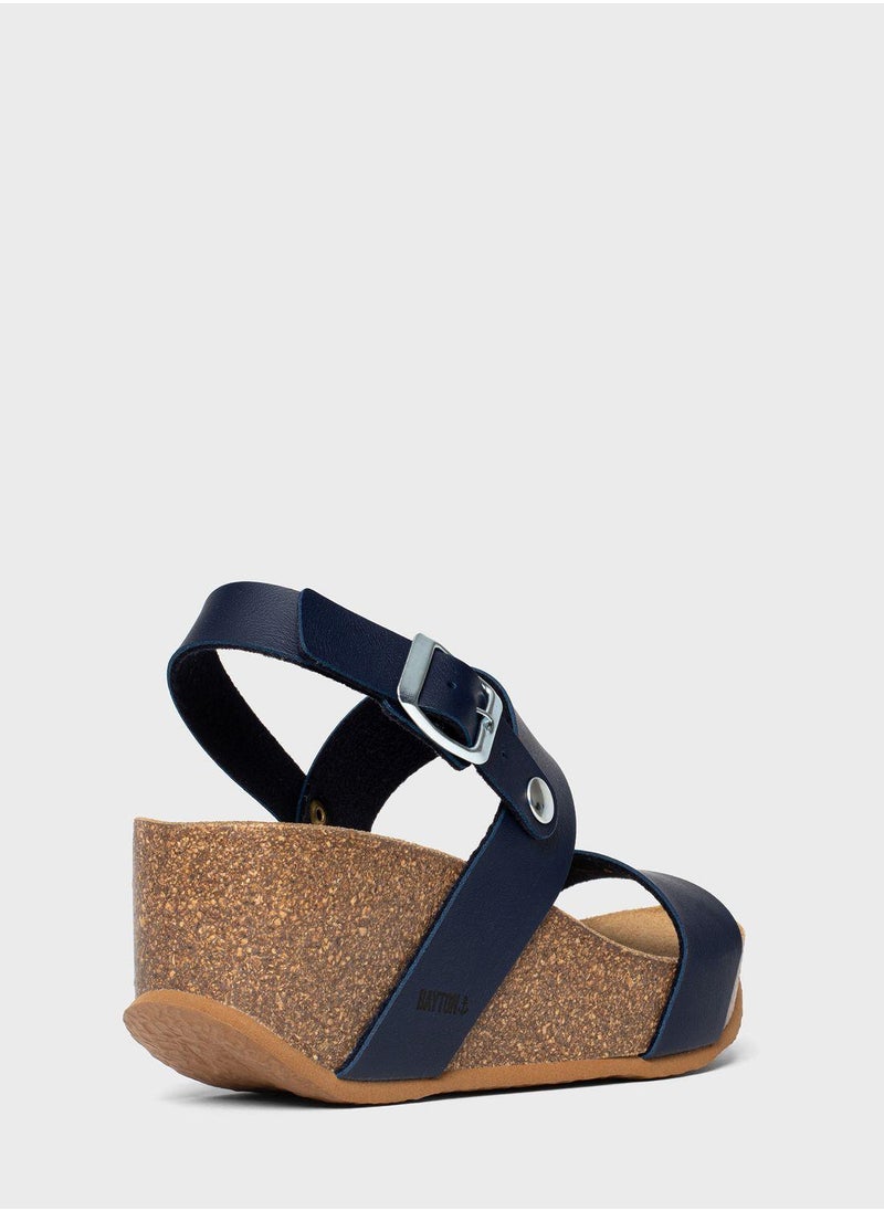 BAYTON - Selene Wedge Sandals - Image 1