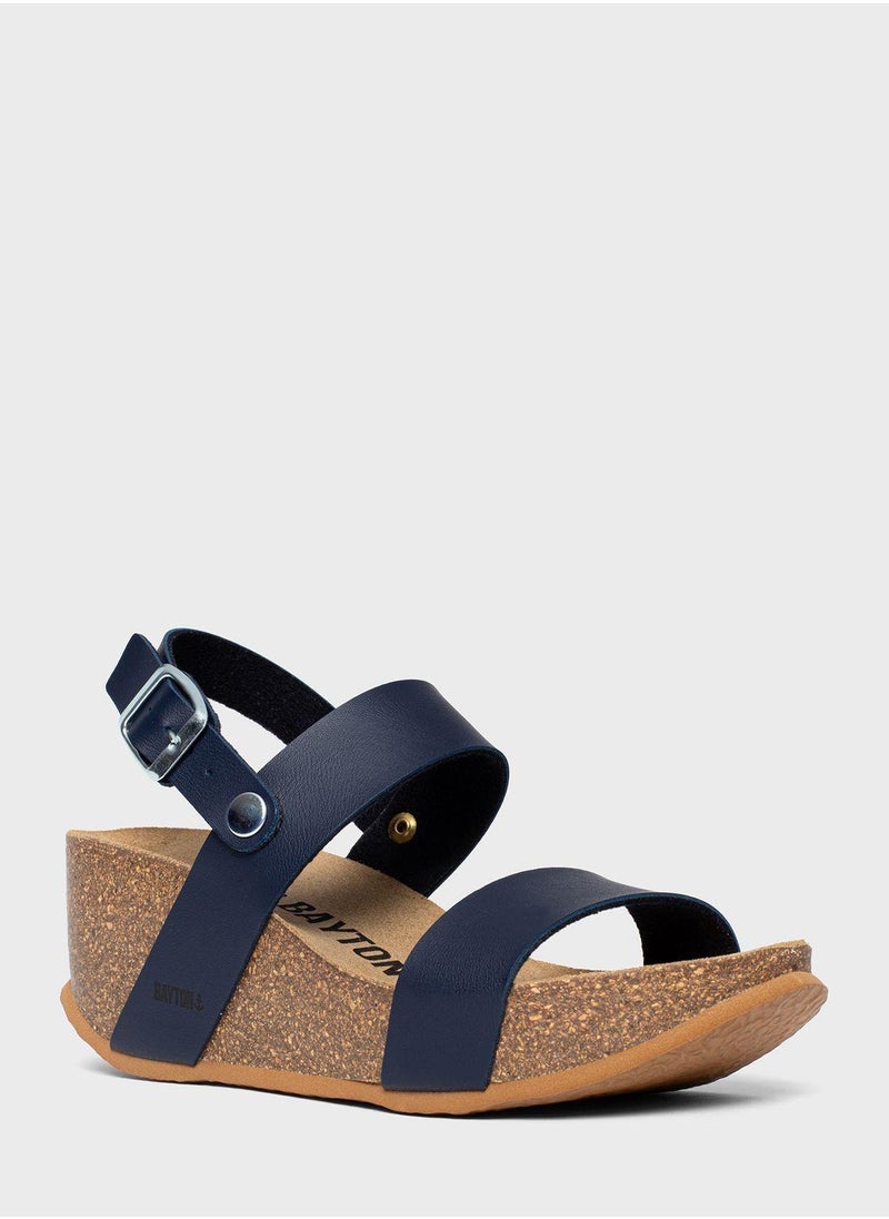 BAYTON - Selene Wedge Sandals - Image 1